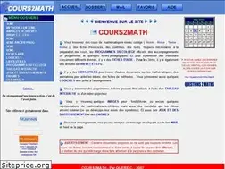 Sites similar to cours2math.free.fr