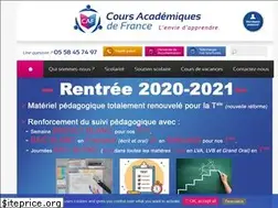 Sites similar to coursacademiques.fr