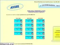 Sites similar to coursbardon-microsoftoffice.fr