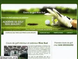 Sites similar to coursdegolfrivesud.ca