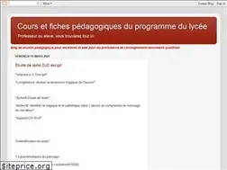 Sites similar to coursdulycee.blogspot.com