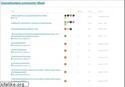 Sites similar to coursehunters.online