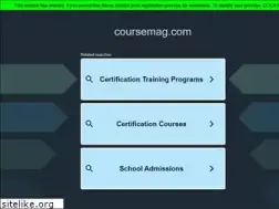 Sites similar to coursemag.com