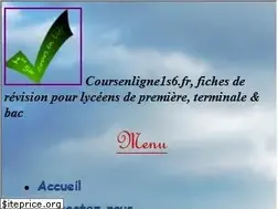 Sites similar to coursenligne1s6.fr