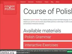 Sites similar to courseofpolish.com