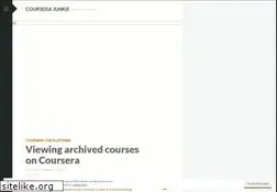 Sites similar to courserajunkie.wordpress.com