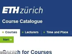 Sites similar to courses.ethz.ch