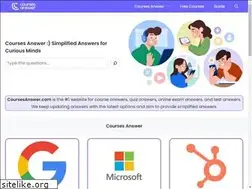 Sites similar to coursesanswer.com