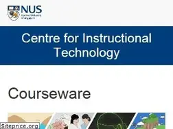 Sites similar to courseware.nus.edu.sg