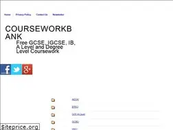 Sites similar to courseworkbank.info