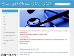 Sites similar to coursl3bichat2012-2013.weebly.com
