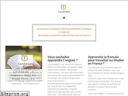 Sites similar to courslangues.com