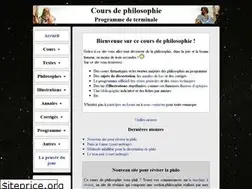 Sites similar to coursphilosophie.free.fr
