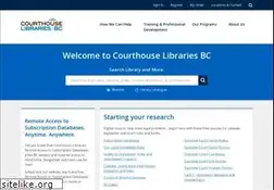 Sites similar to courthouselibrary.ca
