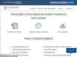 Sites similar to courtscribes.com