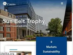 Sites similar to cousinsproperties.com
