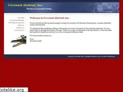 Sites similar to covenantabstract.com