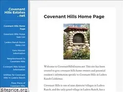 Sites similar to covenanthillsestates.net