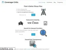 Sites similar to coveragecritic.com