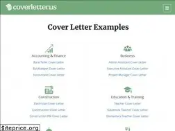 Sites similar to coverletter.us