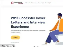 Sites similar to coverletterlibrary.com