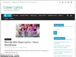 Sites similar to coverlyrics.com