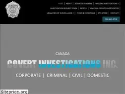 Sites similar to covertinvestigations.ca