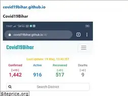 Sites similar to covid19bihar.github.io