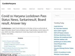 Sites similar to covidssharyana.in