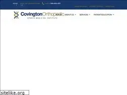 Sites similar to covingtonortho.com