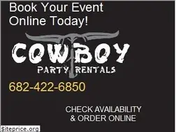 Sites similar to cowboypartyrentals.com