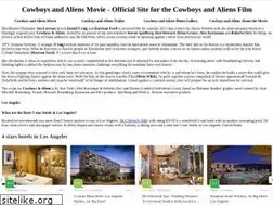 Sites similar to cowboysandaliensmovie.com
