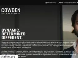 Sites similar to cowdenlawfirm.com