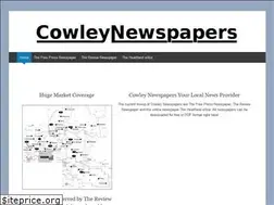 Sites similar to cowleynewspapers.com