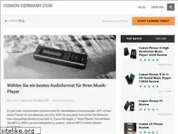 Sites similar to cowon-germany.com
