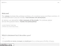Sites similar to coworkingsurvey.com