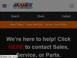 Sites similar to coxchevy.com