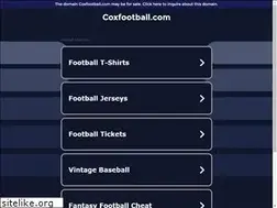 Sites similar to coxfootball.com