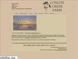Sites similar to coyotecreekhorsefarm.com