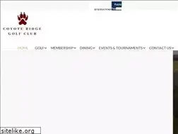 Sites similar to coyoteridgegolfclub.com