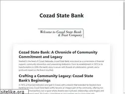 Sites similar to cozadstatebank.com