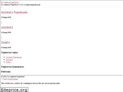 Sites similar to cozamierzanapoleon.pl
