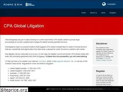 Sites similar to cpaglobal-litigation.com
