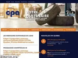 Sites similar to cpaquebec.com