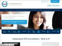 Sites similar to cpdstandards.com