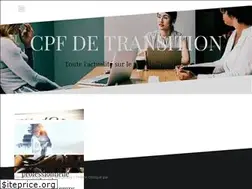Sites similar to cpf-de-transition.fr