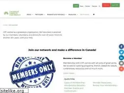 Sites similar to cpf.ca