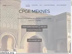 Sites similar to cpge-meknes.com