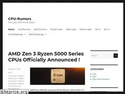Sites similar to cpu-rumors.com