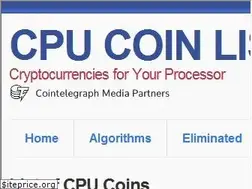 Sites similar to cpucoinlist.com